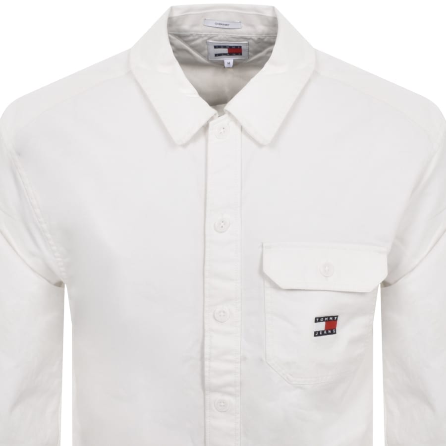 Tommy Jeans Essential Overshirt Off White